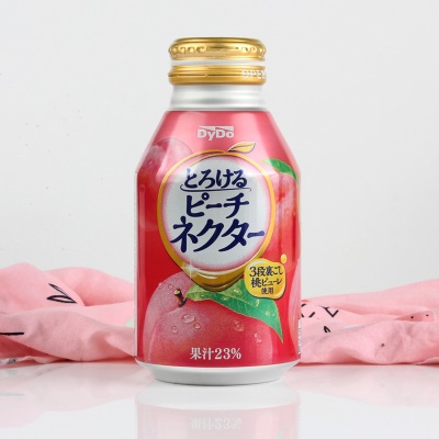  消费全返 日本进口 桃汁饮料水蜜桃白桃味果味果汁饮品整箱批发